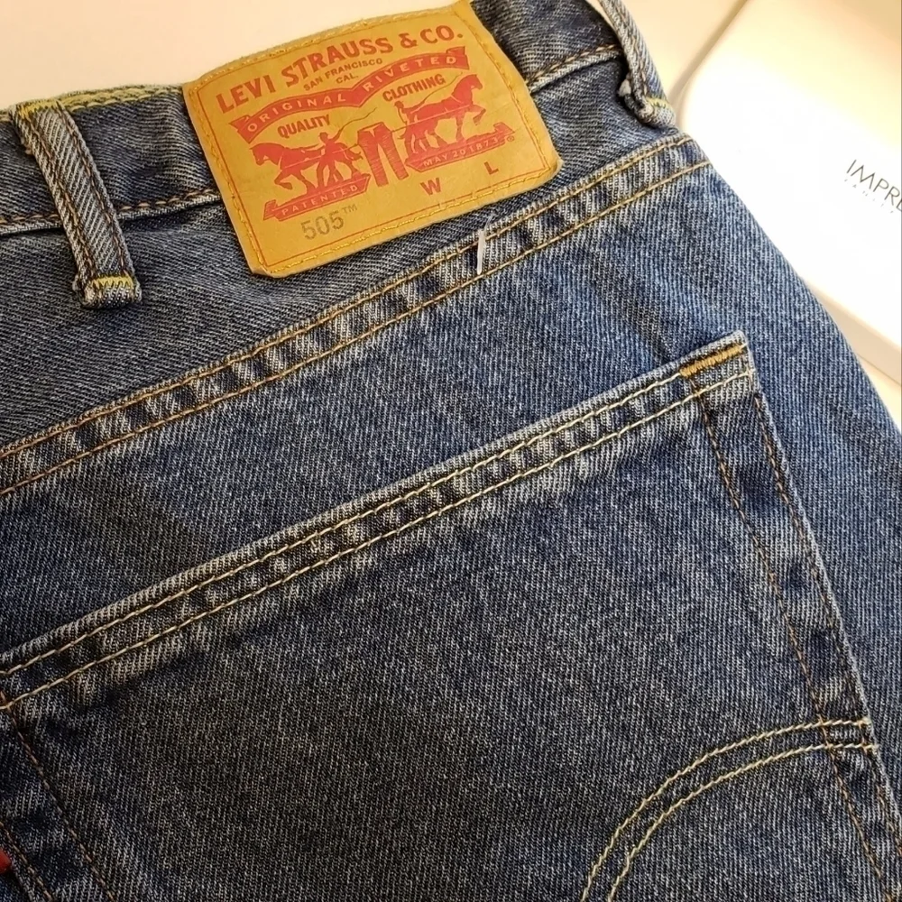 Levi's 505 Regular 44×29 Jeans Measured New with sticker on